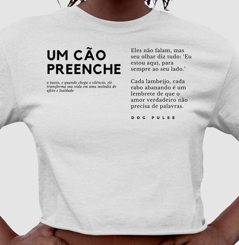 Cropped Dog Pulse Pawsitivity Collection – Filled with Pawsitive Love