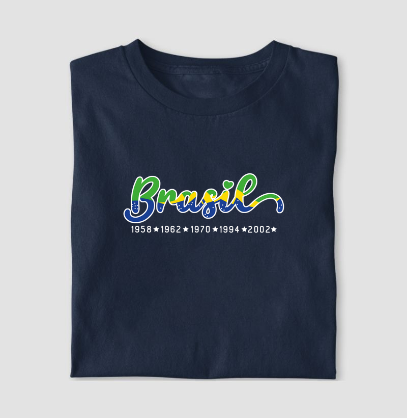 Camiseta Brasil Pentacampeão | AMMAR
