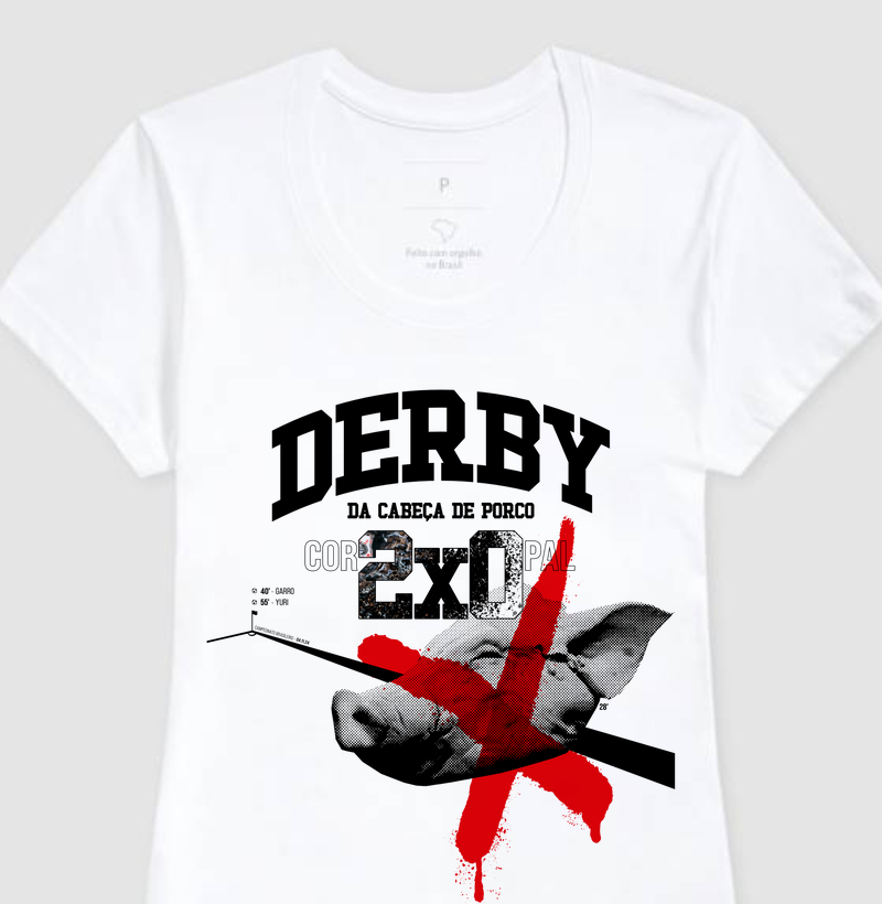 Camiseta Derby da Cabeça de Porco