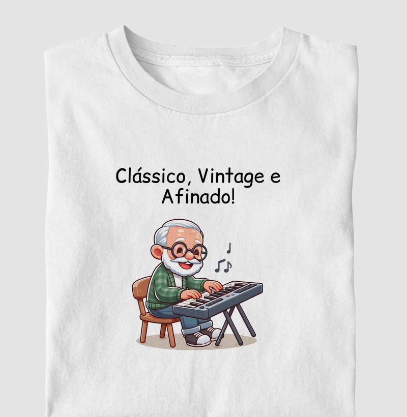 Clássico, vintage e afinado