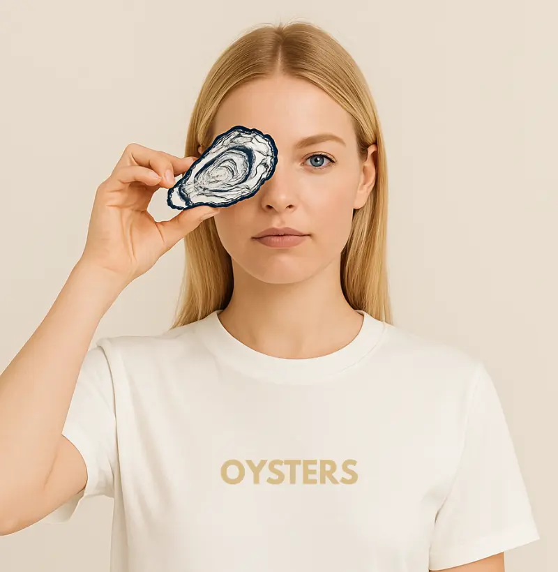 Camiseta Oysters Bege
