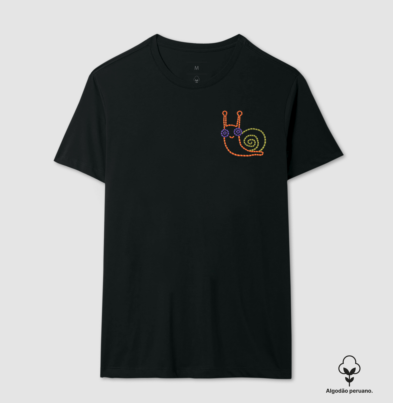 Caramujo - by Mini-Lee - Camiseta Algodão Peruano