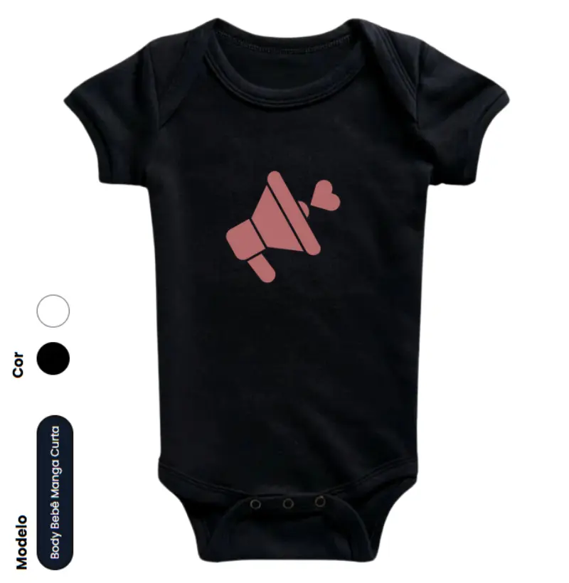 Megafone do amor Rosa Tropical