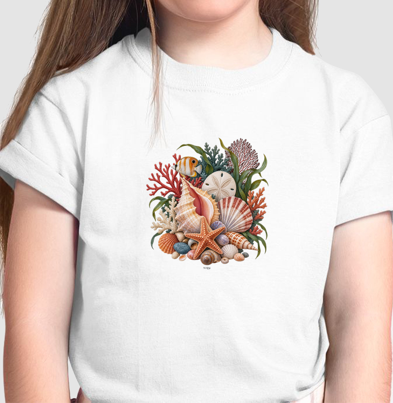 Jardim de Corais - Camiseta Infantil