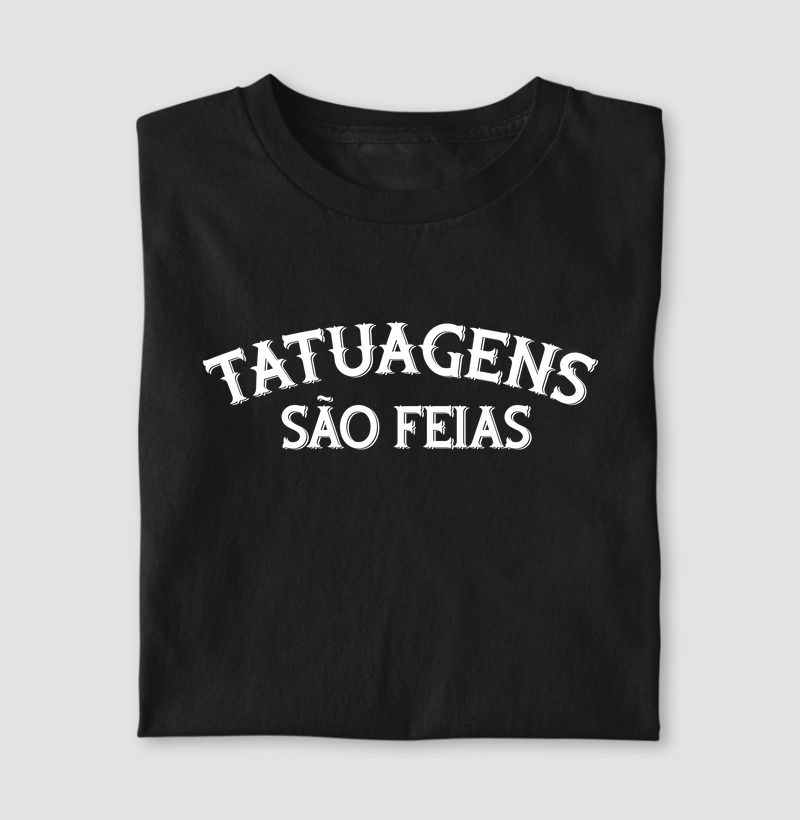 Tatuagens São Feias (fundo escuro)