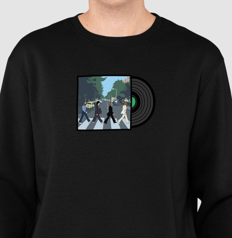 Suéter Moletom Inspiração Beatles Abbey Road