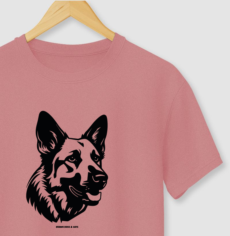 Pastor alemão de lado - Camiseta
