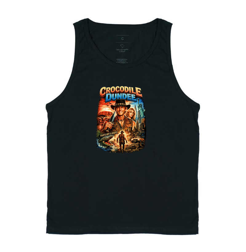 Camiseta Crocodilo Dundee Knife