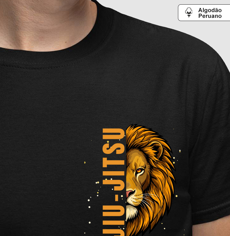 Leão - Jiu-Jitsu Lifestyle - Algodão Peruano