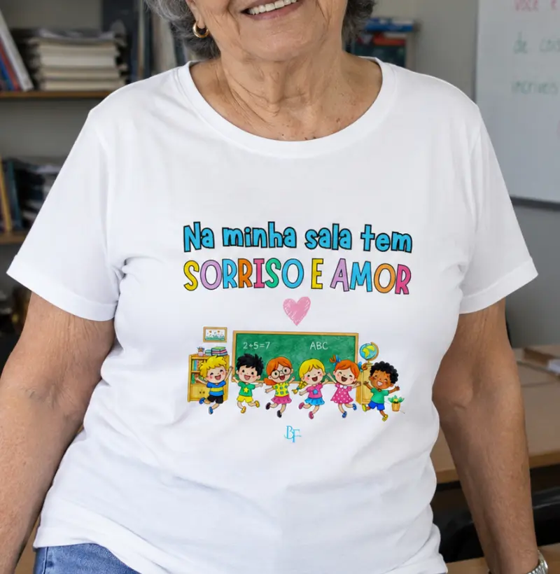 Na minha sala tem SORRISO e AMOR