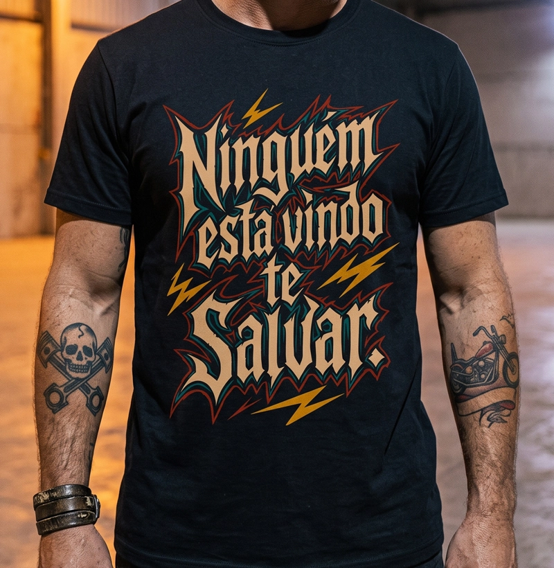 Ninguém está vindo te salvar. ⚡