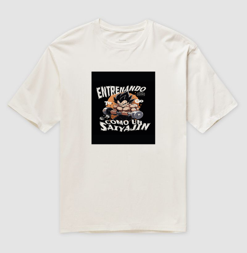 Camiseta Streetwear saiyajin