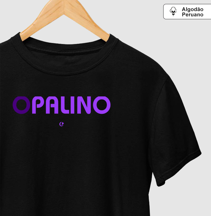 Camiseta Algodão Peruano Mutações - Opalino