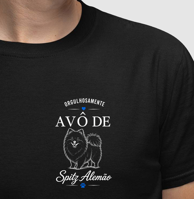 Orgulhosamente Avô de Spitz Alemão