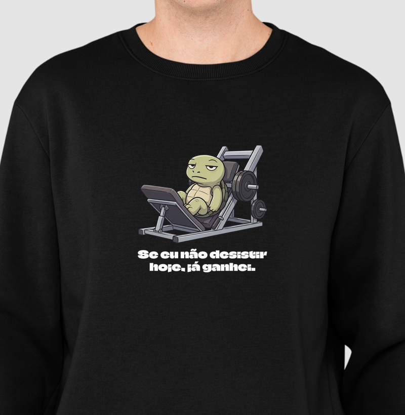 Se eu não desistir hoje, já ganhei