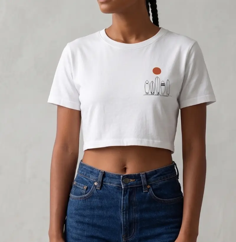 Cropped - Sun and Shapes | Surf For Fun Wear