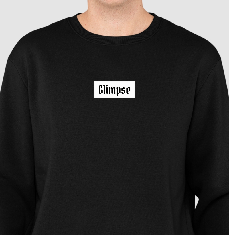 Moletom Suéter Glimpse preta.