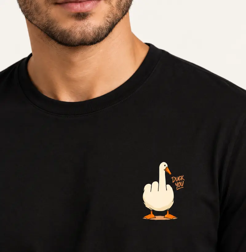 DUCK YOU MINIMALISTA - Camiseta
