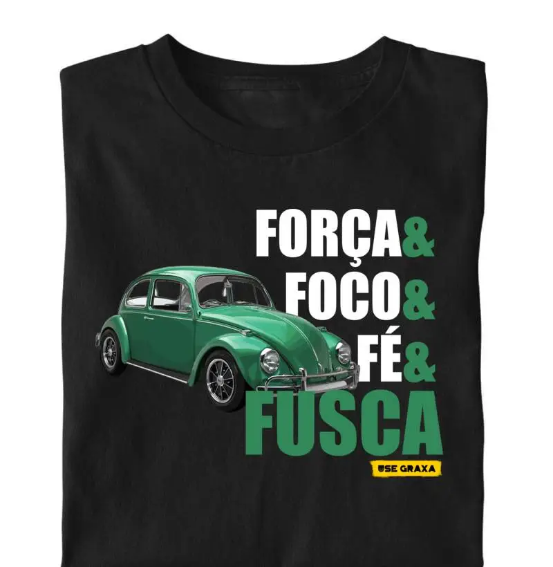 Força Foco Fé Fusca Verde