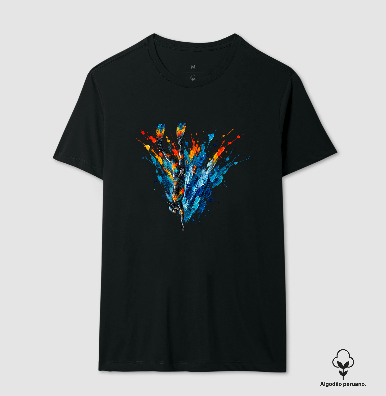 Apnéia - Camiseta Algodão Peruano