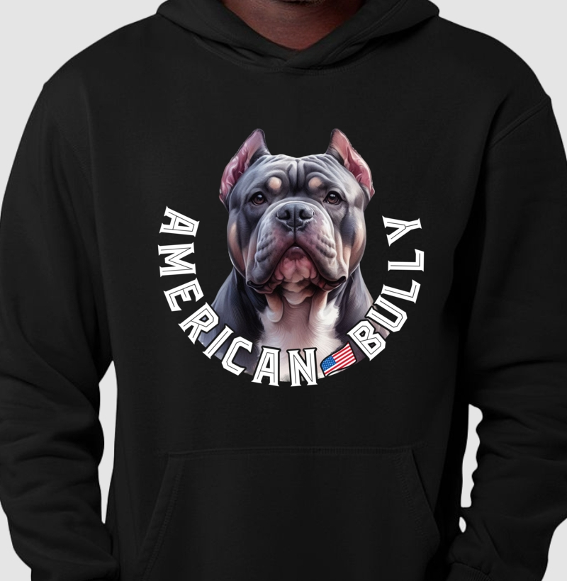 Hoodie Moletom American Bully Bandeira