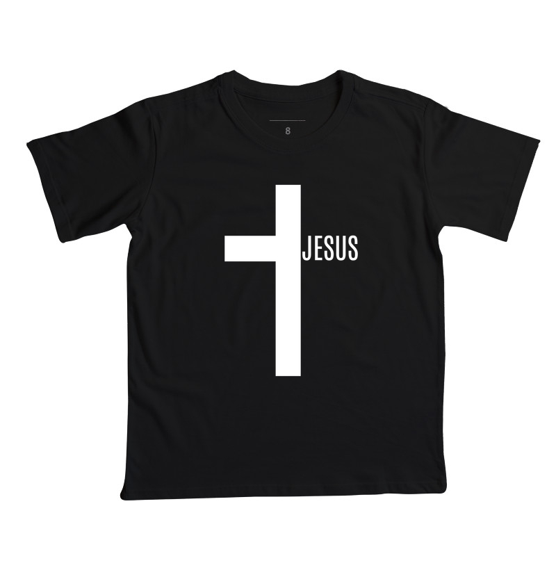 Cruz Jesus - Estampa Branca