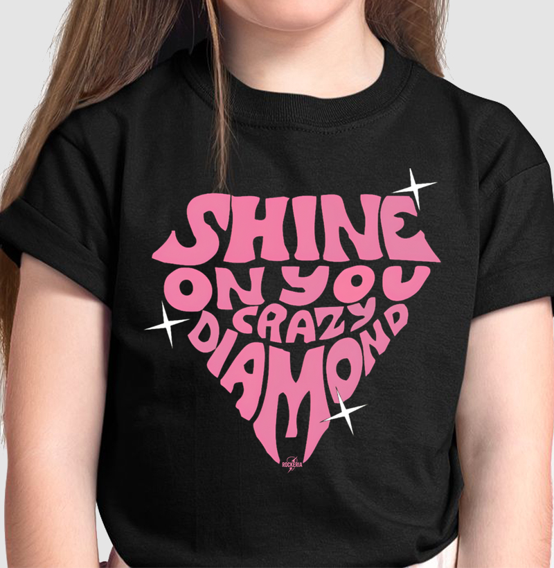 Camiseta Infantil Crazy Diamond