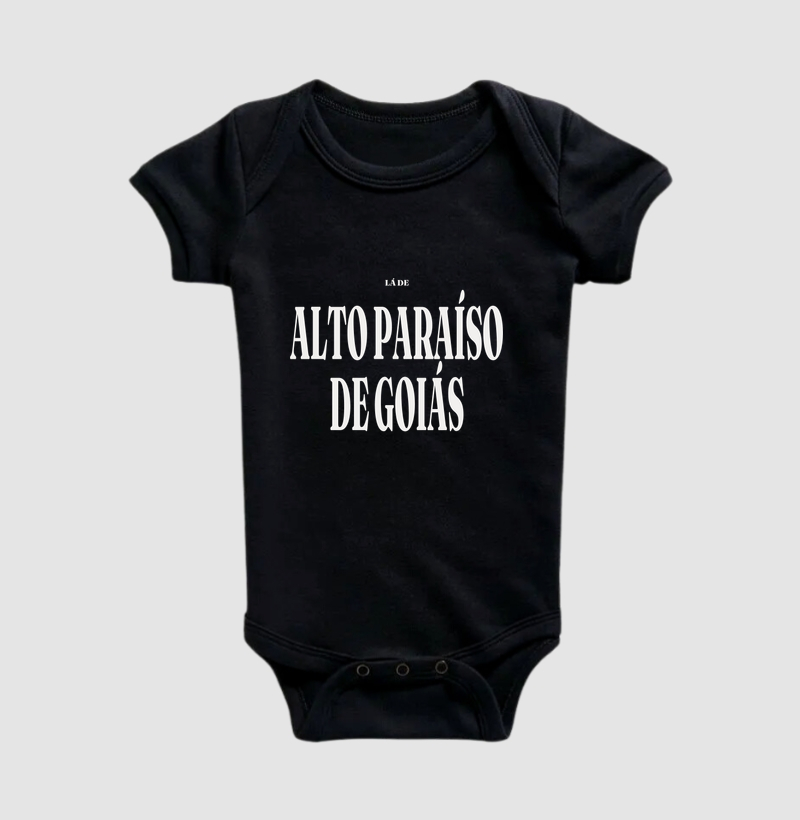 Alto Paraíso de Goiás | Tipografia GO - Body Infantil