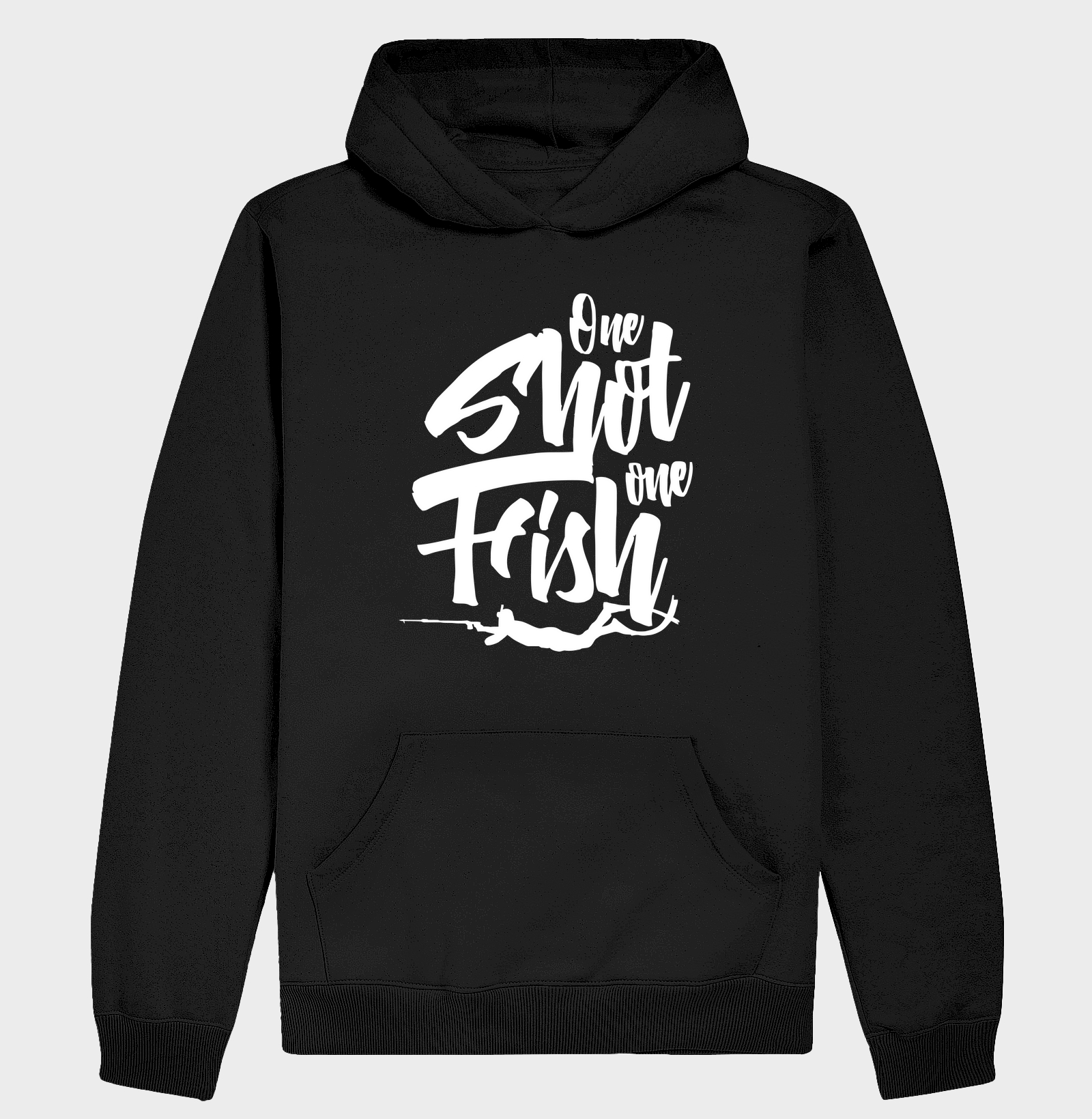 Casaco de Moletom Hoodie One Shot, One Fish