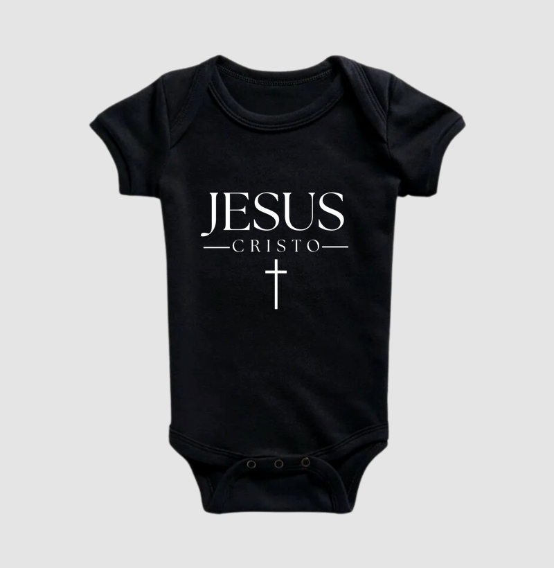 Body Infantil Jesus Cristo Clássico - Body Infantil