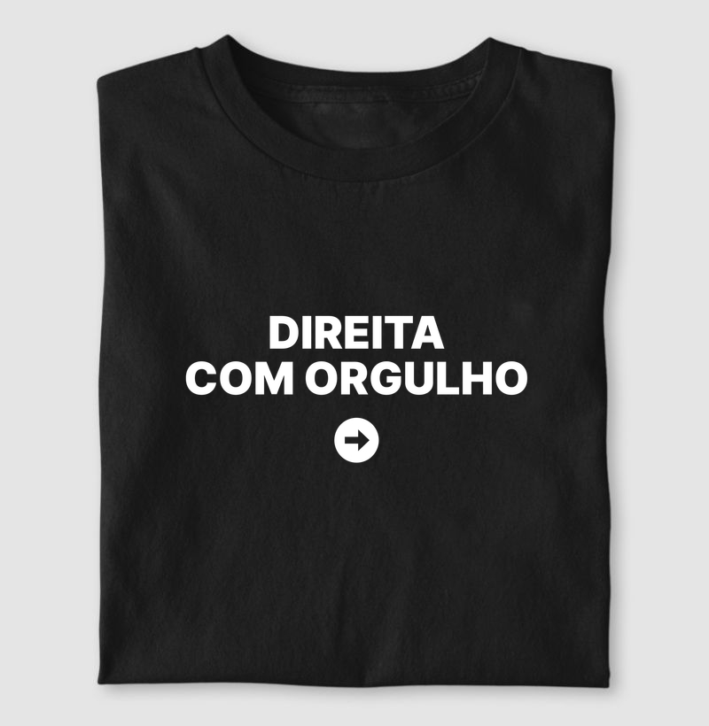 Camiseta Direita com orgulho
