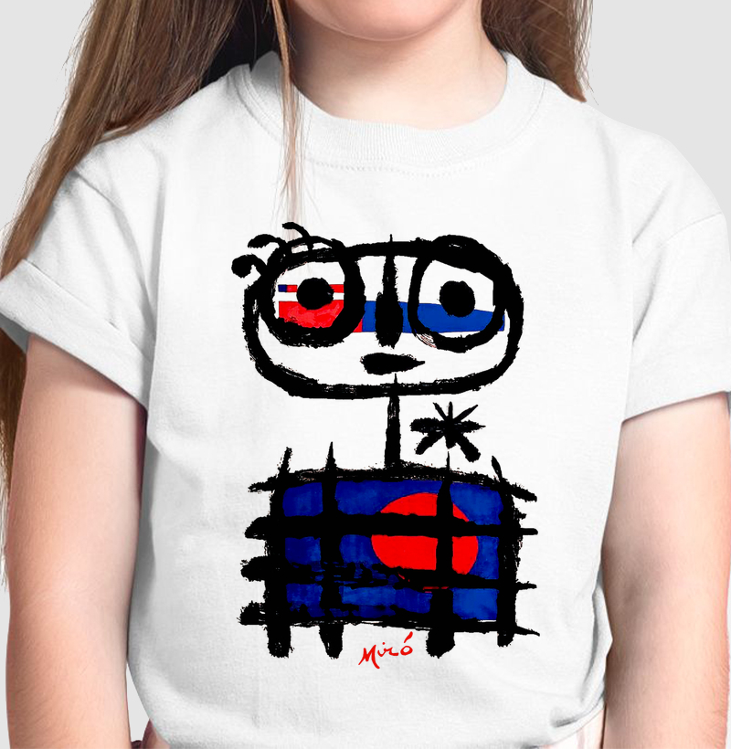 Camiseta Infantil O Comedor de Sol Joan Miró 