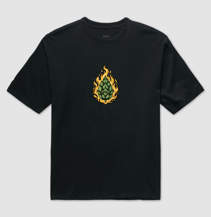 Hop On Fire - New Brew - Camiseta Oversized