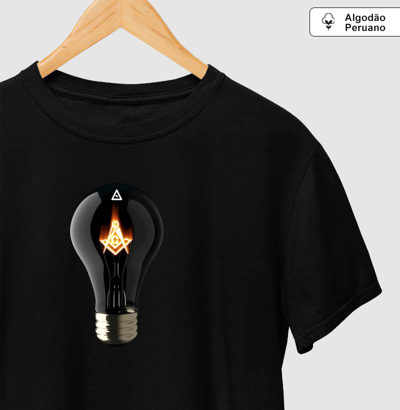 Camiseta Algodão Peruano Luz nas Trevas - Mr. GADU