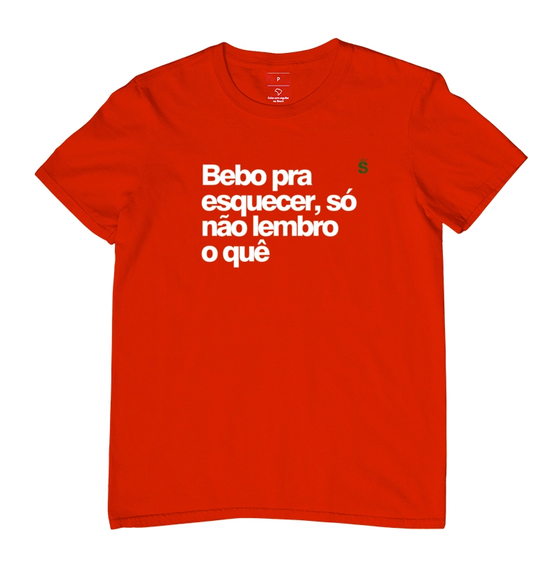 Bebo pra esquecer, só não lembro o quê
