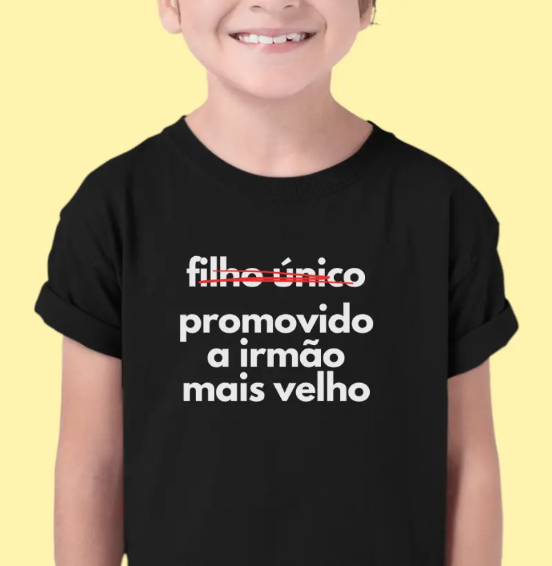 Filho único... promovido a irmão mais velho (infantil)