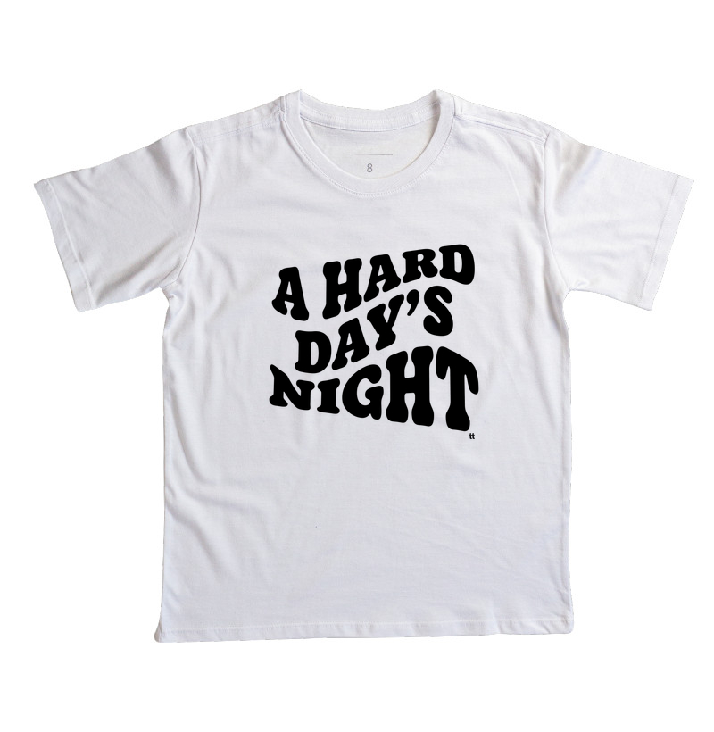 Camiseta infantil A Hard Day’s Night
