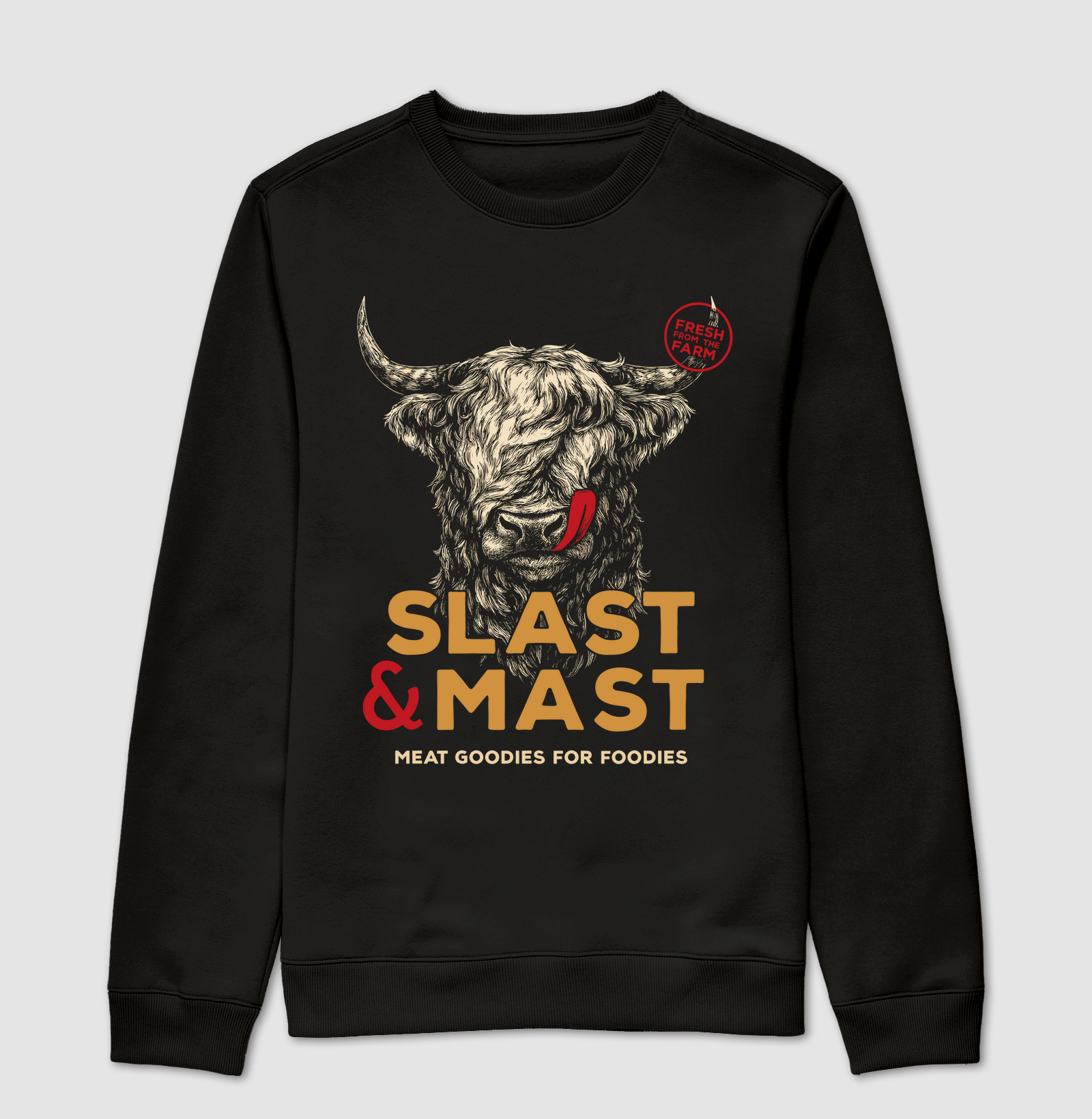 Camiseta Country Meat Goodies For Foodies Magnata556