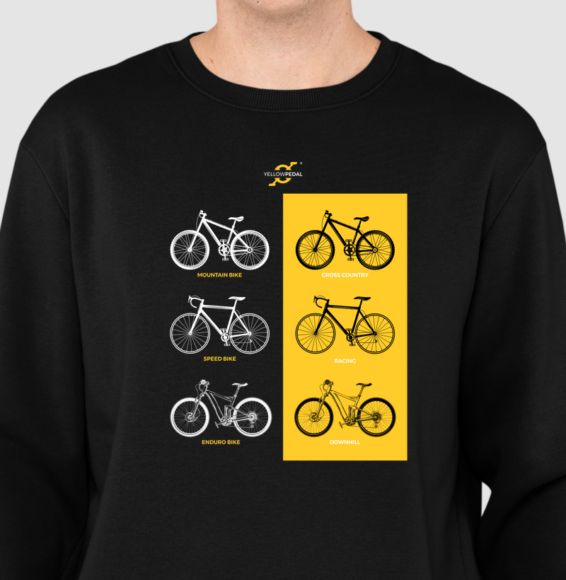 SUÉTER MOLETOM YELLOWPEDAL NOVAS MODALIDADES