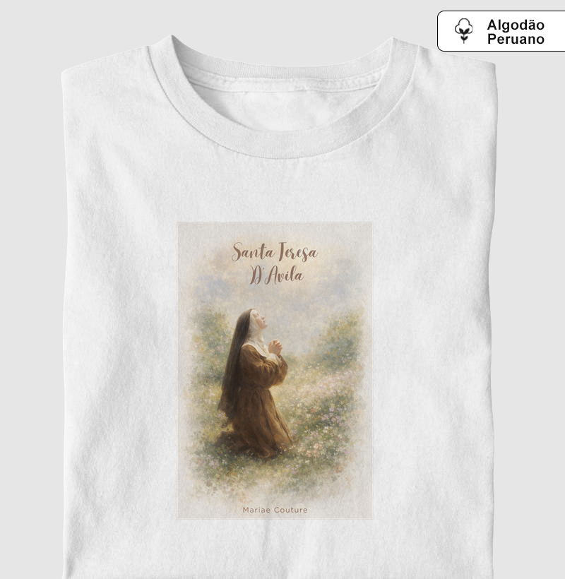 Santa Teresa D´Ávila - algodão peruano