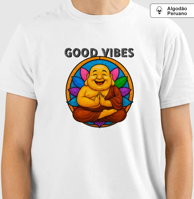 Good Vibes • Buda Budai (algodão peruano)
