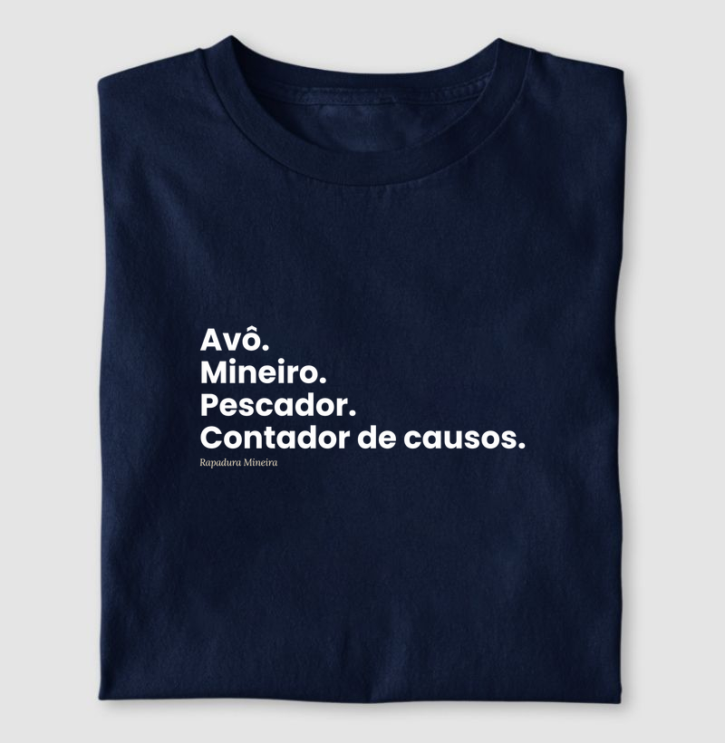 Avô. Mineiro. Pescador. Contador de causos.