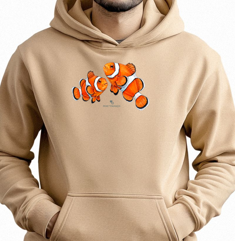 Peixes - Palhaço - Moletom Hoodie