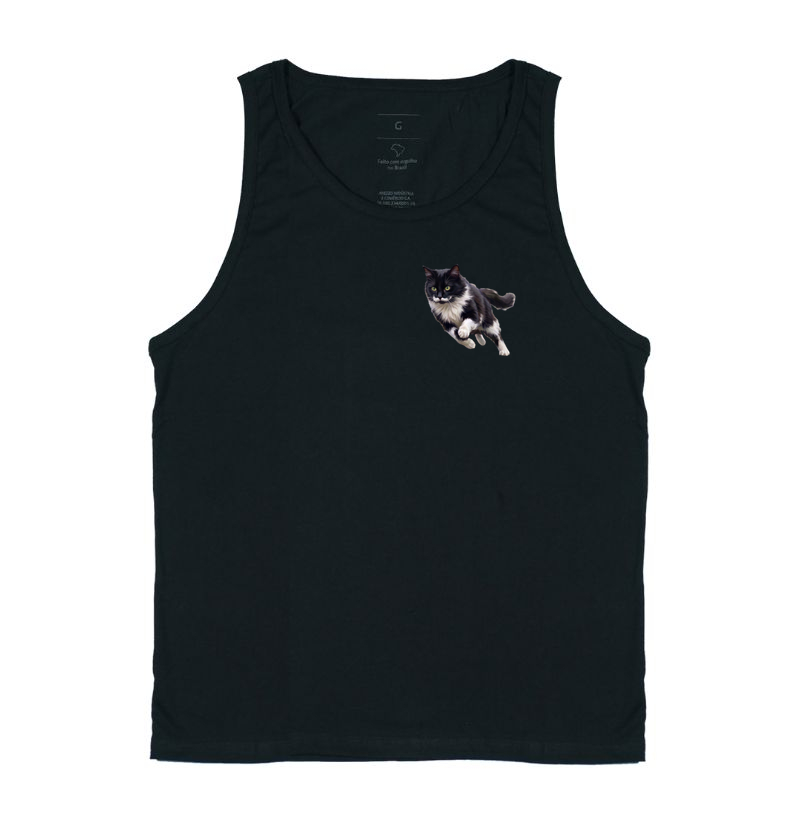 Gatinho Minimalista - Regata
