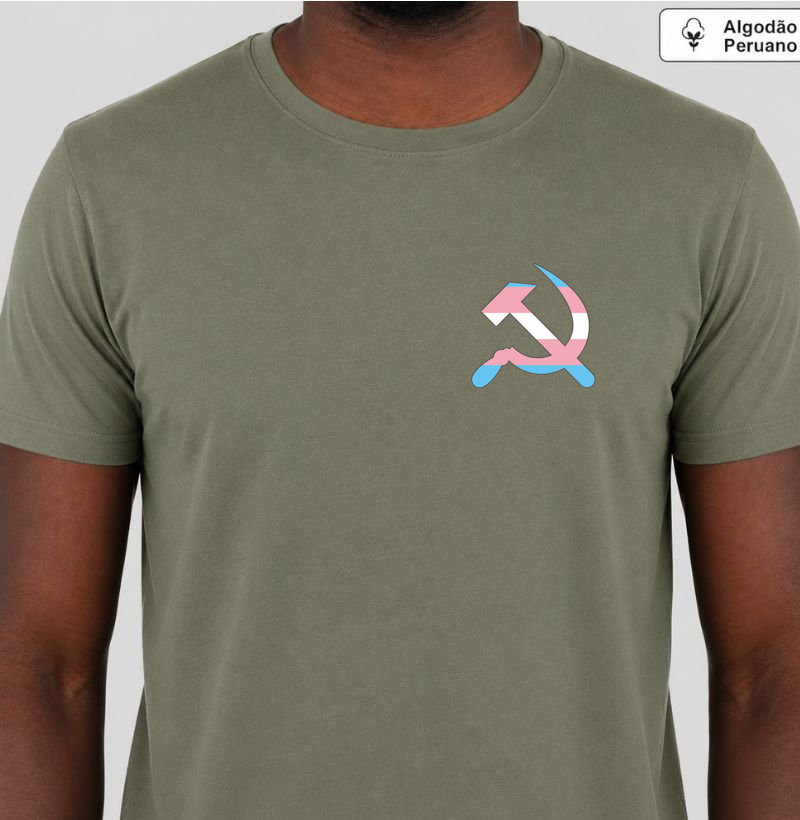 [GABYSHINY] FOICE E MARTELO TRANSEXUAL PQN - Camiseta Algodão Peruano