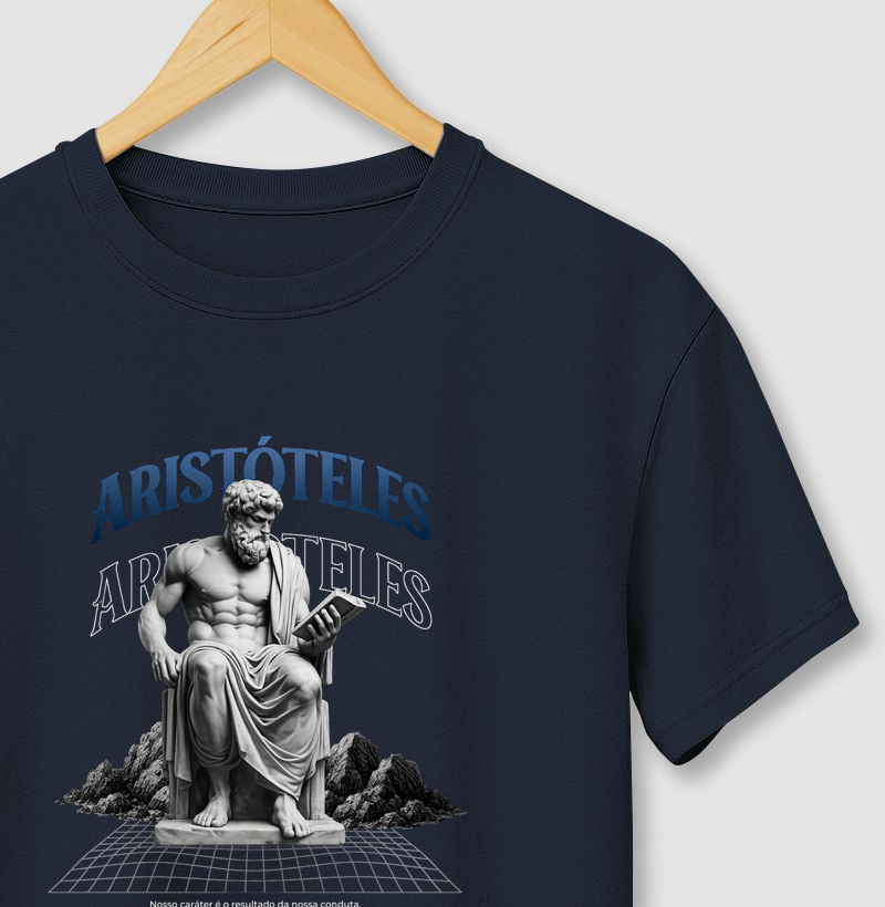 Camiseta Masculina: Aristóteles