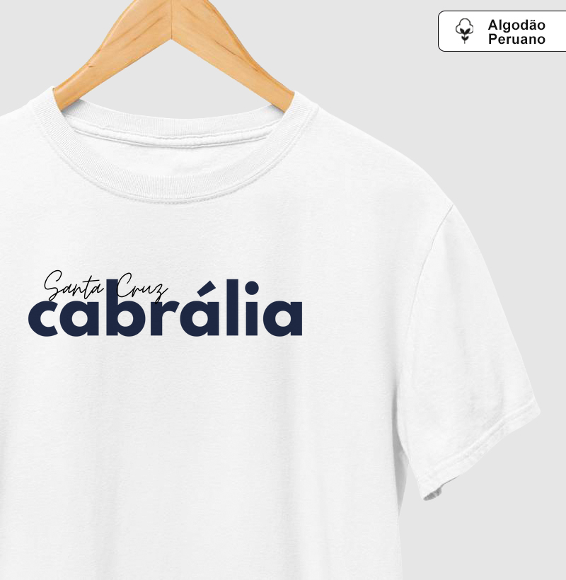 Camiseta Santa Cruz Cabrália Bahia Algodão Peruano