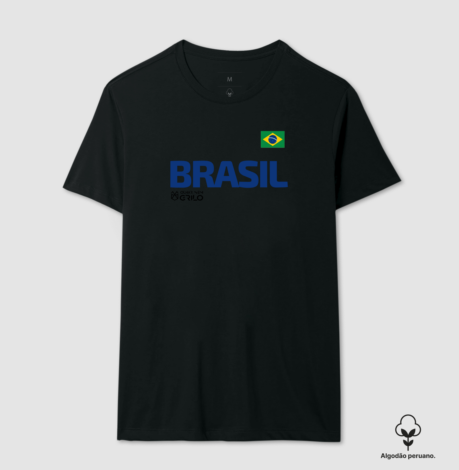 Camiseta Algodão Peruano - Brasil