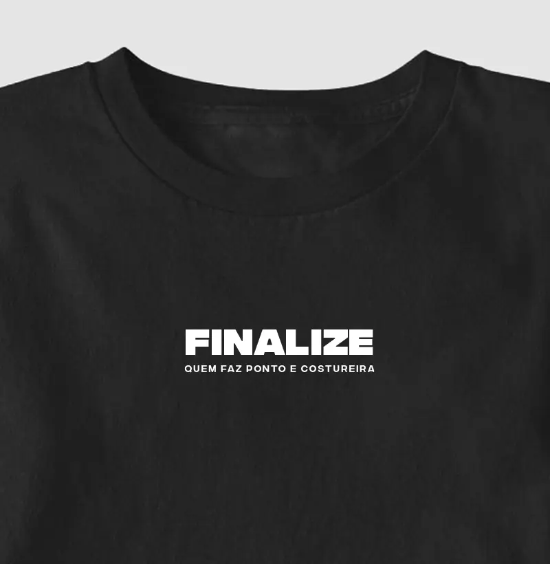 Finalize - Quem faz ponto é costureira