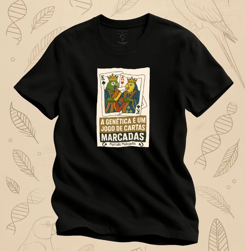 Camiseta Genética - Cartas Marcadas by Professor Marcelo